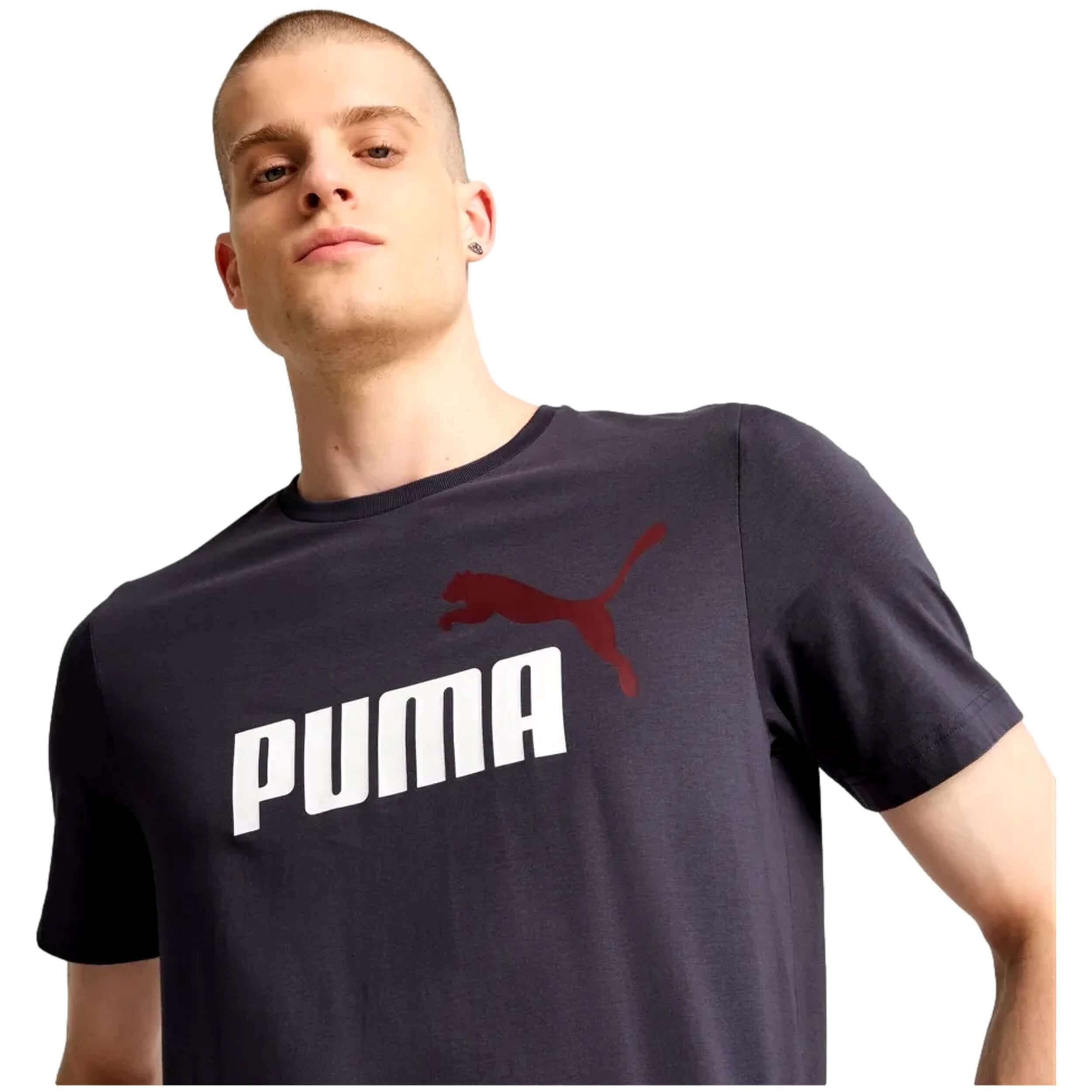 Camiseta De Manga Corta Puma Ess+ 2 Col Logo
