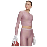 Camiseta De Manga Larga Under Armour Heatgear Rib 1/4 Zip "Tourmaline Pink"
