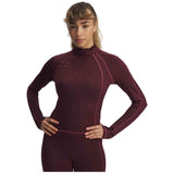 Camiseta De Manga Larga Under Armour Coldgear Textured 1/2 Zip "Granate"
