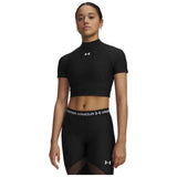 Camiseta De Manga Corta Under Armour Ua Heatgear Crop Mock