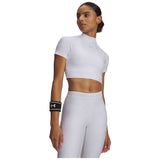 Camiseta De Manga Corta Under Armour Ua Heatgear Crop Mock