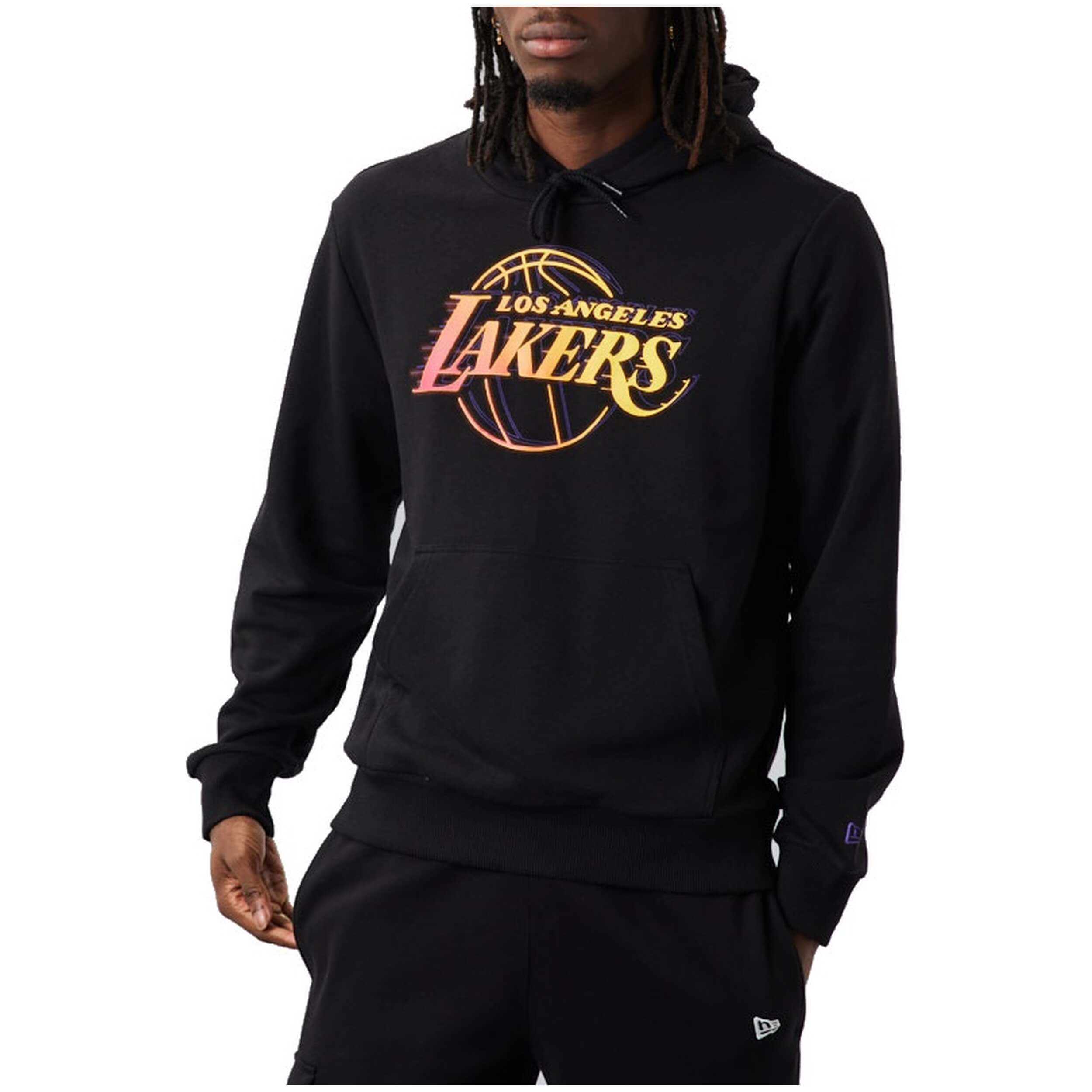 Sudadera Con Capucha New Era La Lakers Nba Neon Fade