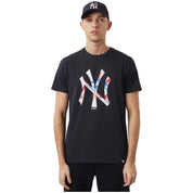 New Era Mlb Double Logo Short Sleeve T-Shirt