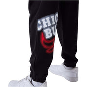 Pantalon Largo New Era Nba Chicago Bulls Logo Neon Jogger