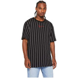 Karl Kani Small Signature Pinstripe Short Sleeve T-Shirt