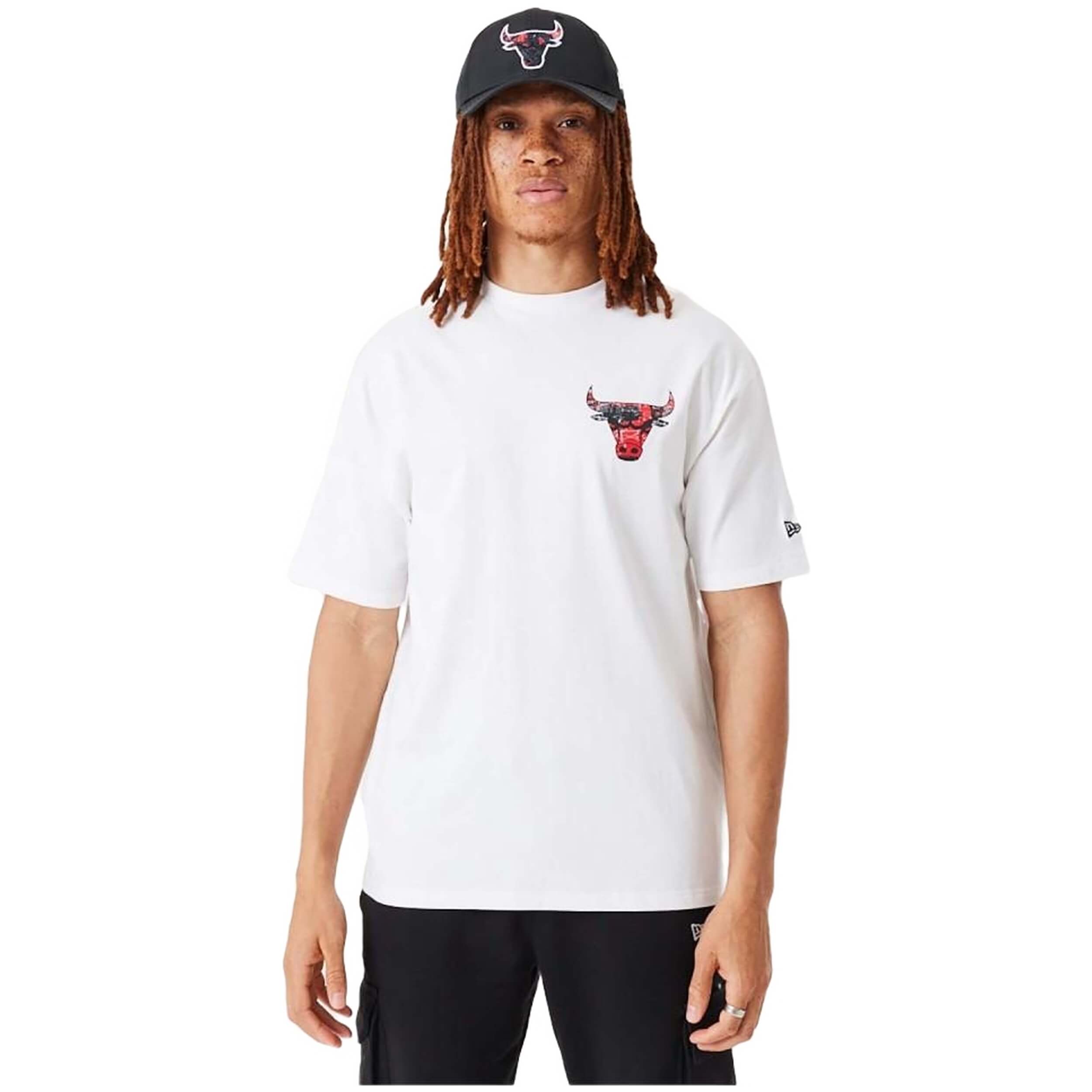 Camiseta De Manga Corta New Era Chicago Bulls
