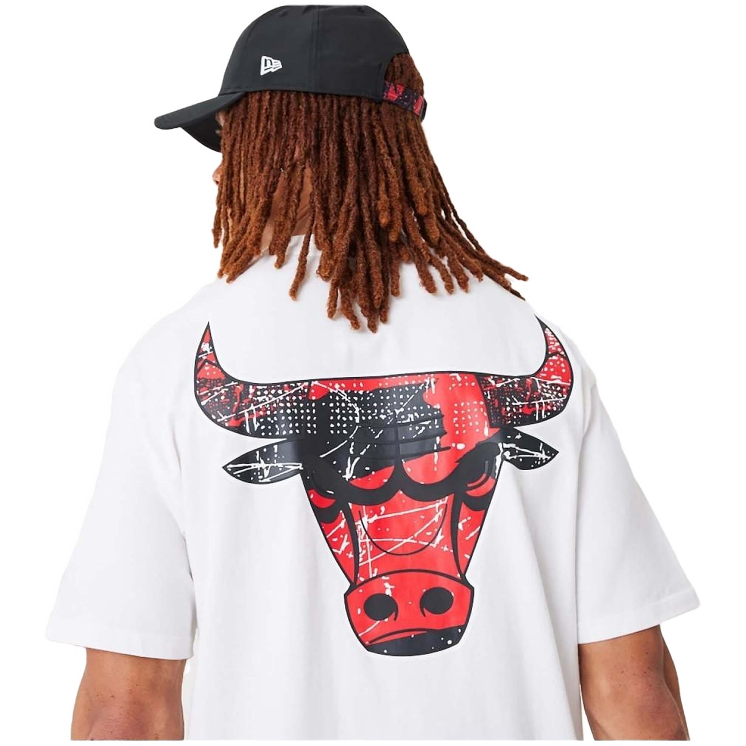 Camiseta De Manga Corta New Era Chicago Bulls