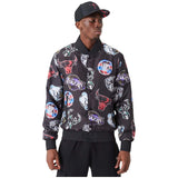 Sudadera Con Capucha New Era Nba All Over Print Team