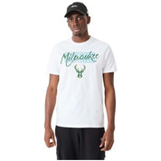 Camiseta De Manga Corta New Era Milwaukee Bucks T-Shirt