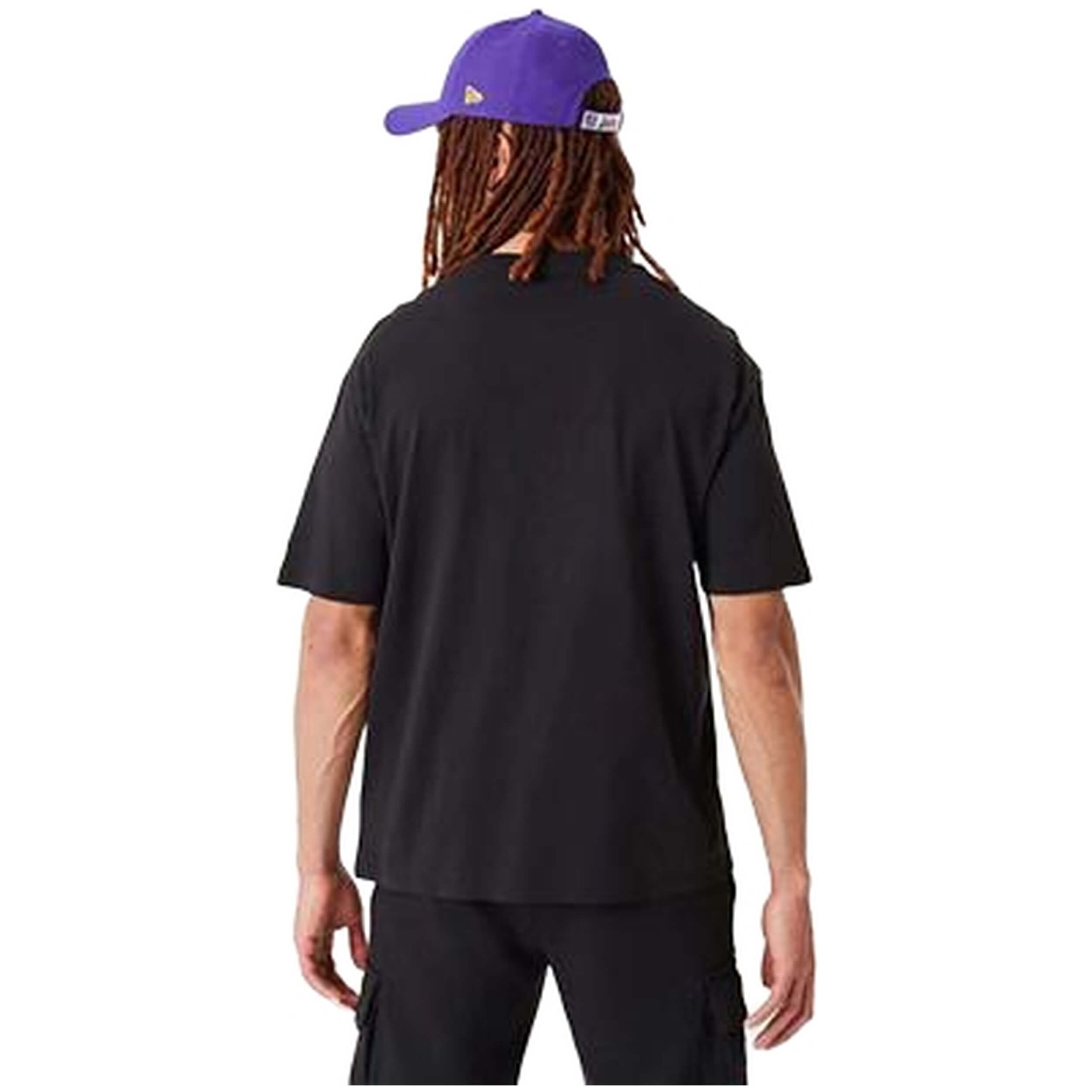 Camiseta De Manga Corta New Era Chicago Bulls Nbchampionship Oversize