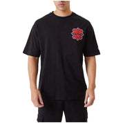 Camiseta De Manga Corta New Era Chicago Bulls Nbchampionship Oversize
