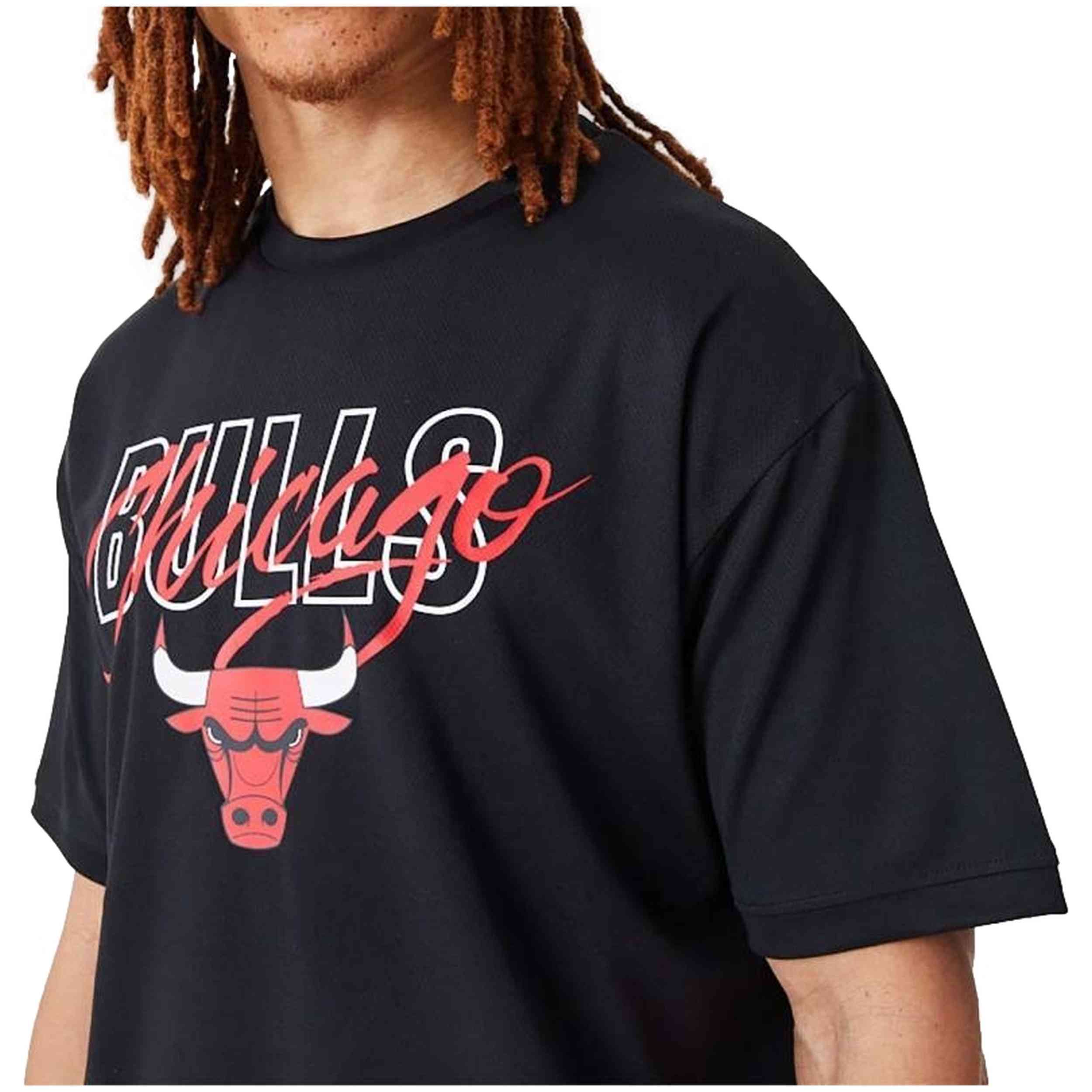 Camiseta De Manga Corta New Era Chicago Bulls Nba