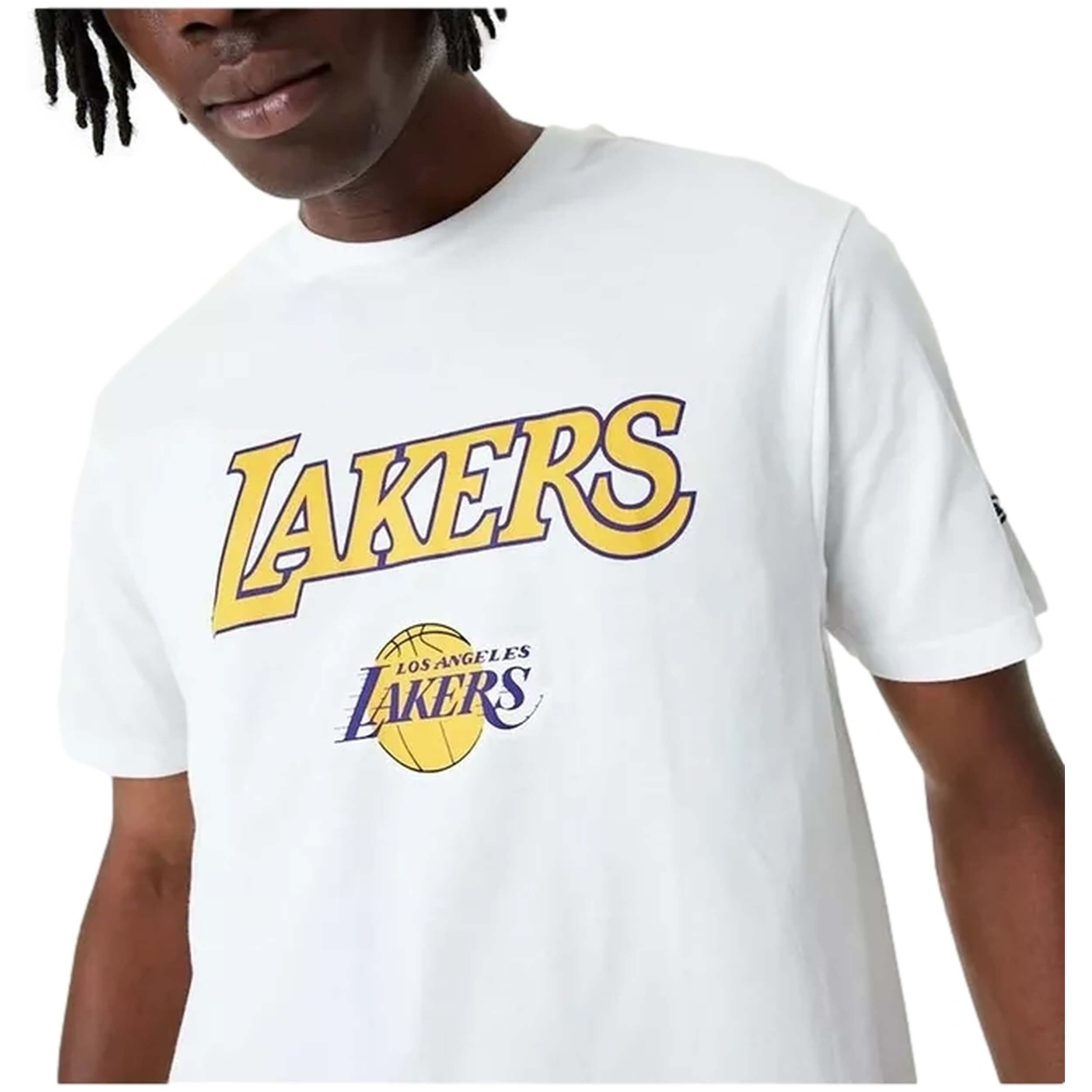 Camiseta De Manga Corta New Era Nba Team Logo