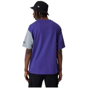 Camiseta De Manga Corta New Era Nba Charlotte Hornets Cut And Sew Oversized Tee