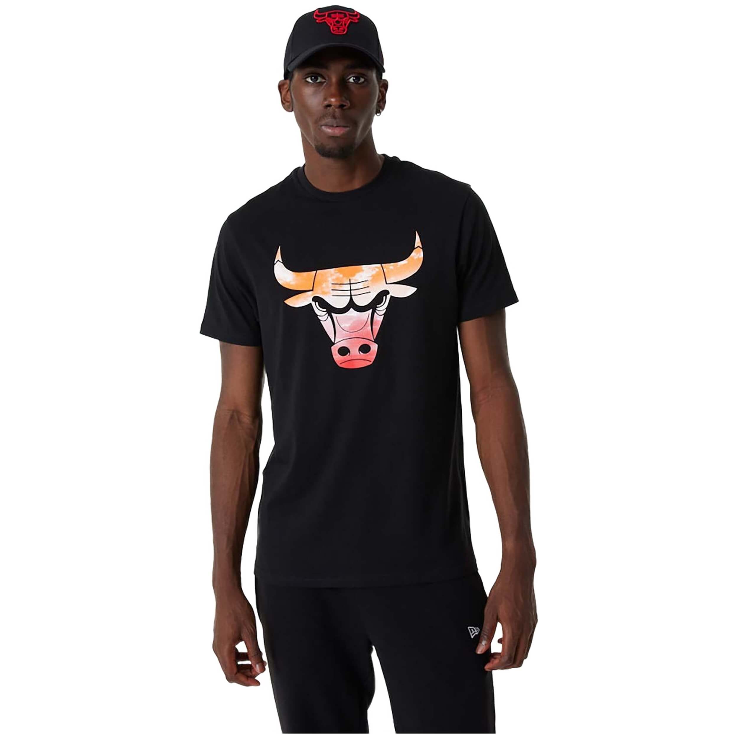 Camiseta De Manga Corta New Era Chicago Bulls Nba