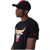 Camiseta De Manga Corta New Era Chicago Bulls Nba