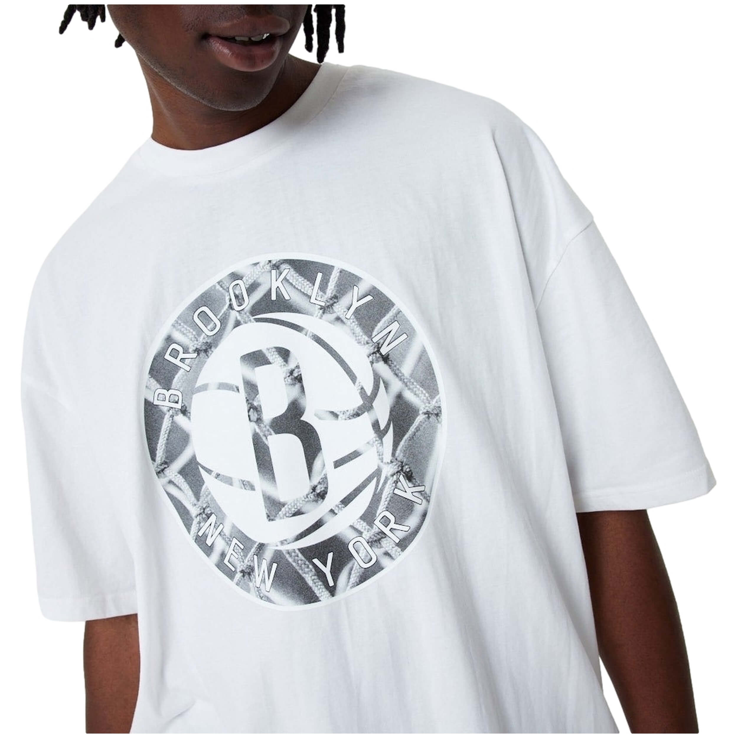Camiseta De Manga Corta New Era Brooklyn Nets Nba