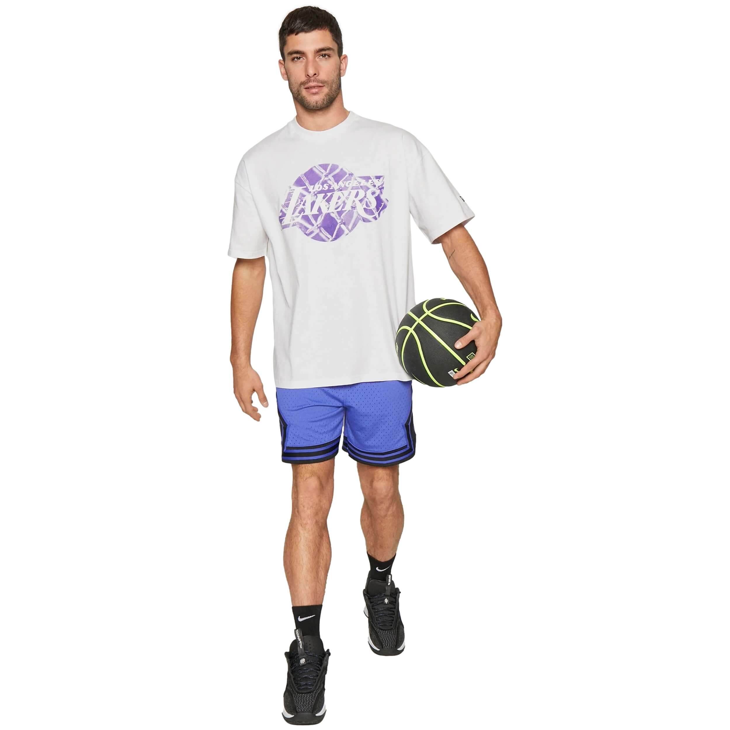 Camiseta De Manga Corta New Era Los Angeles Lakers Nba