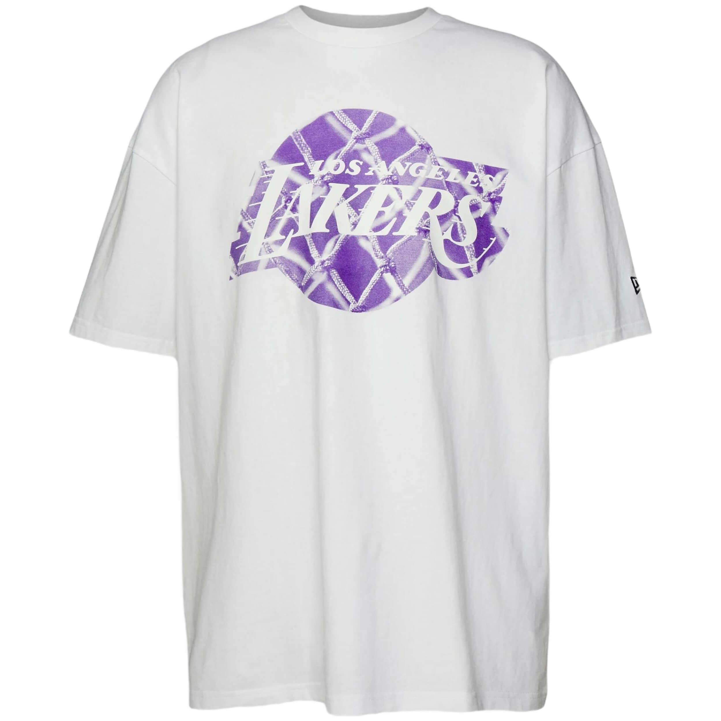 Camiseta De Manga Corta New Era Los Angeles Lakers Nba