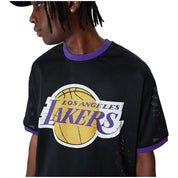 Camiseta De Manga Corta New Era Nba Team Logo Mesh Los Angeles Lakers