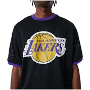 Camiseta De Manga Corta New Era Nba Team Logo Mesh Los Angeles Lakers