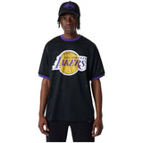 Camiseta De Manga Corta New Era Nba Team Logo Mesh Os Tee Los Angeles Lakers