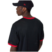 Camiseta De Manga Corta New Era Chicago Bulls Nba Team Logo Mesh Oversized