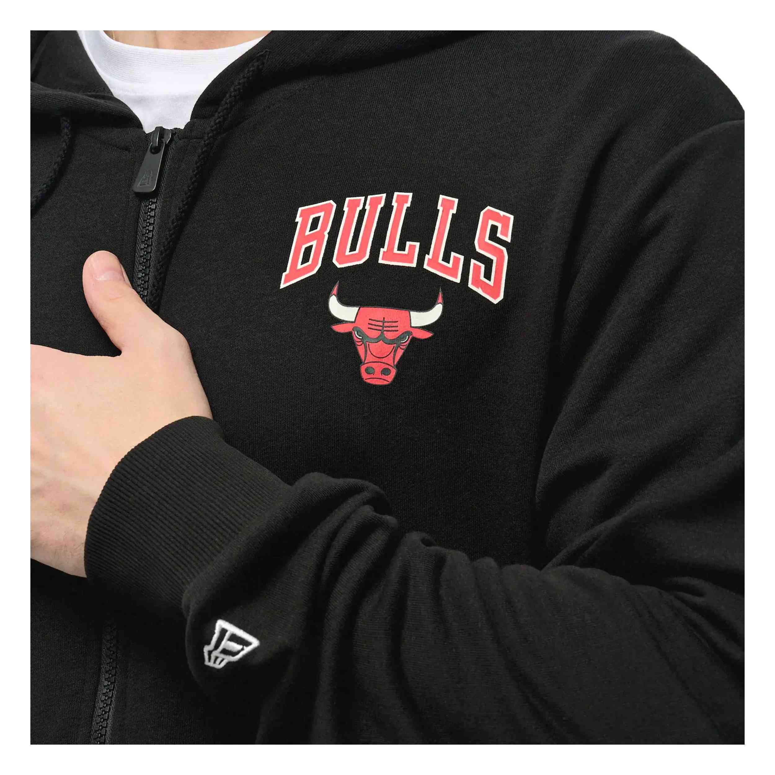  New Era Nba Chicago Bulls Full-Zip