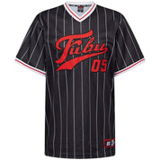 Camiseta De Manga Corta Fubu Varsity Pinstriped Mesh