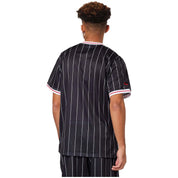 Camiseta De Manga Corta Fubu Varsity Pinstriped Mesh