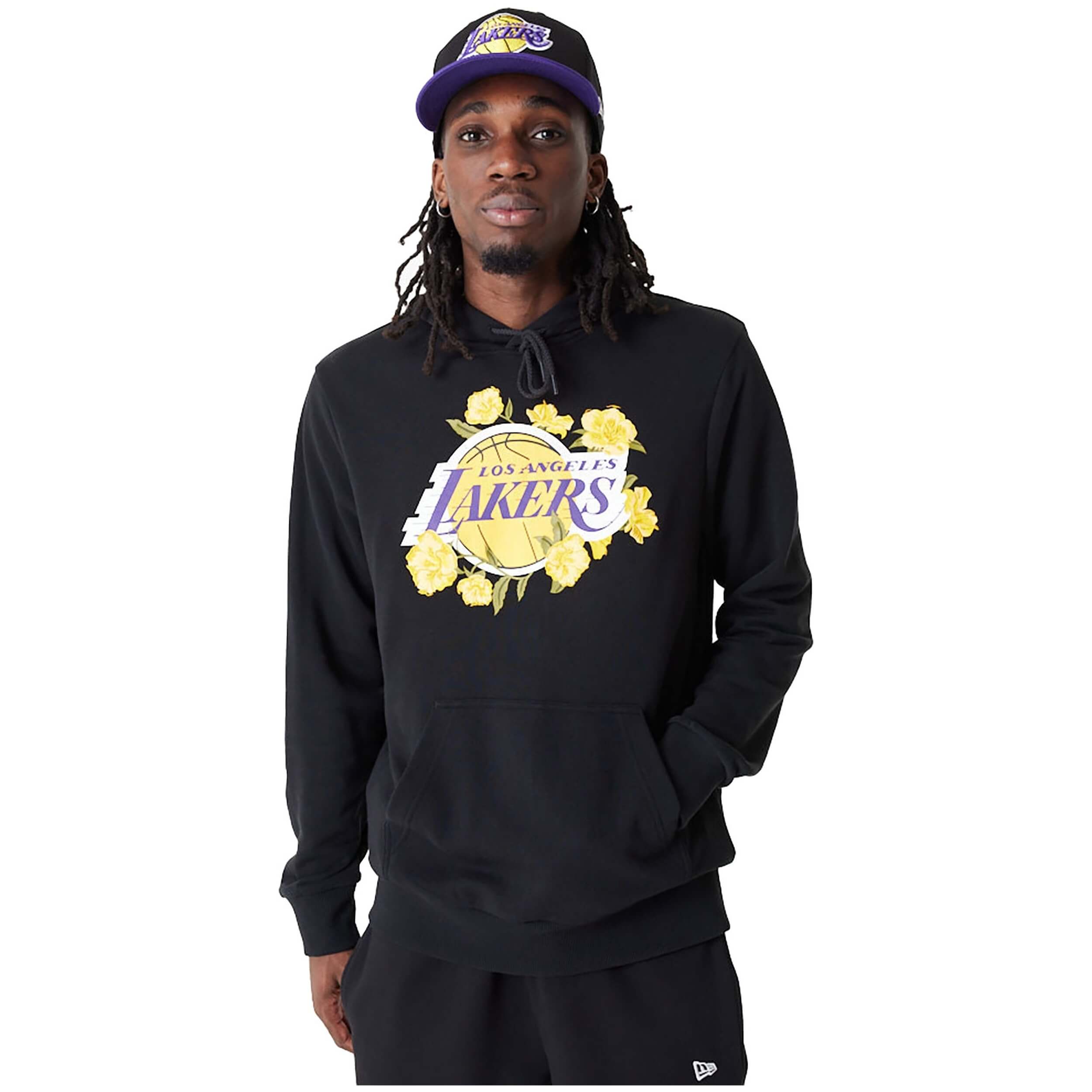 Sudadera Con Capucha New Era Los Angeles Lakers Nba Graphic Floral