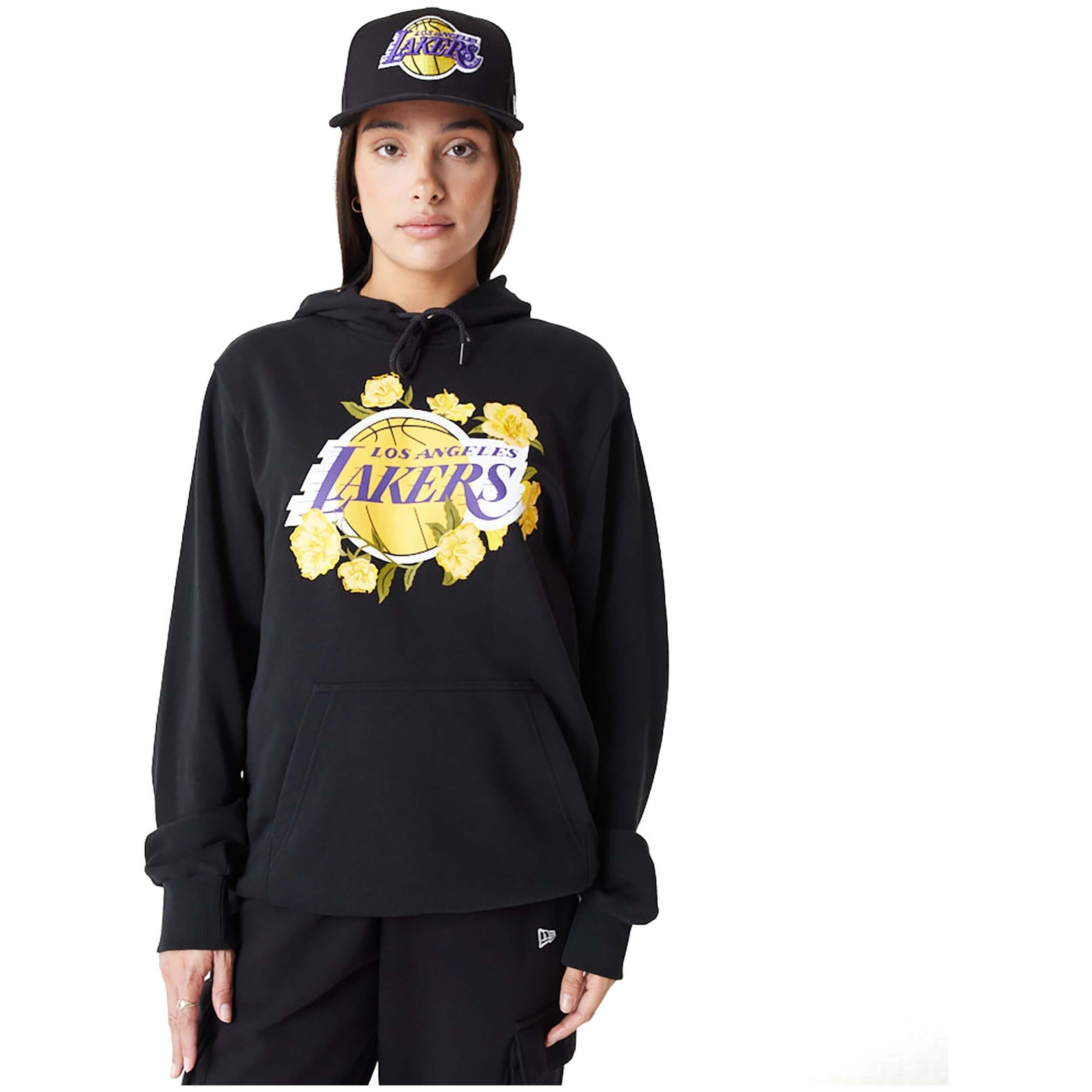 Sudadera Con Capucha New Era Los Angeles Lakers Nba Graphic Floral