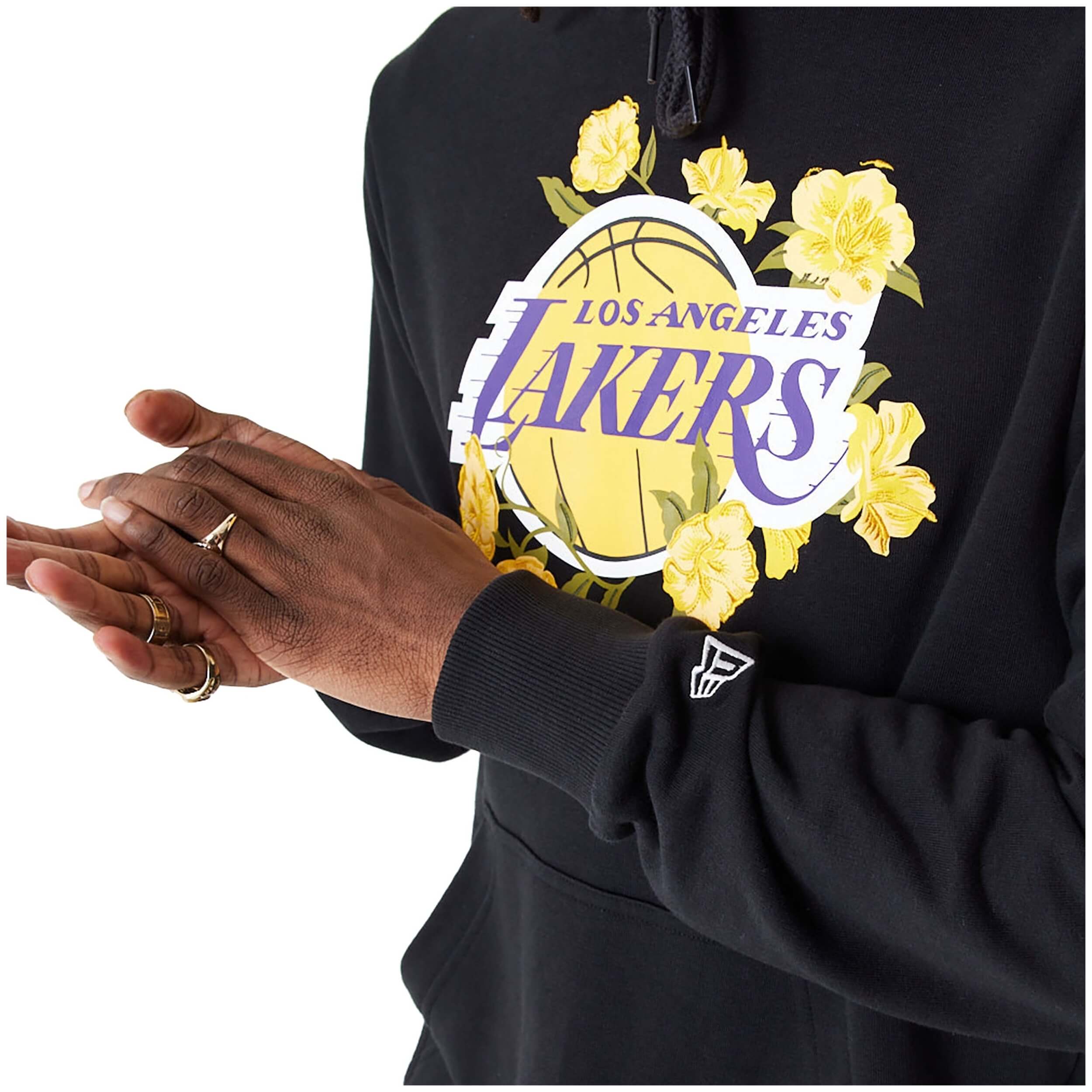 Sudadera Con Capucha New Era Los Angeles Lakers Nba Graphic Floral