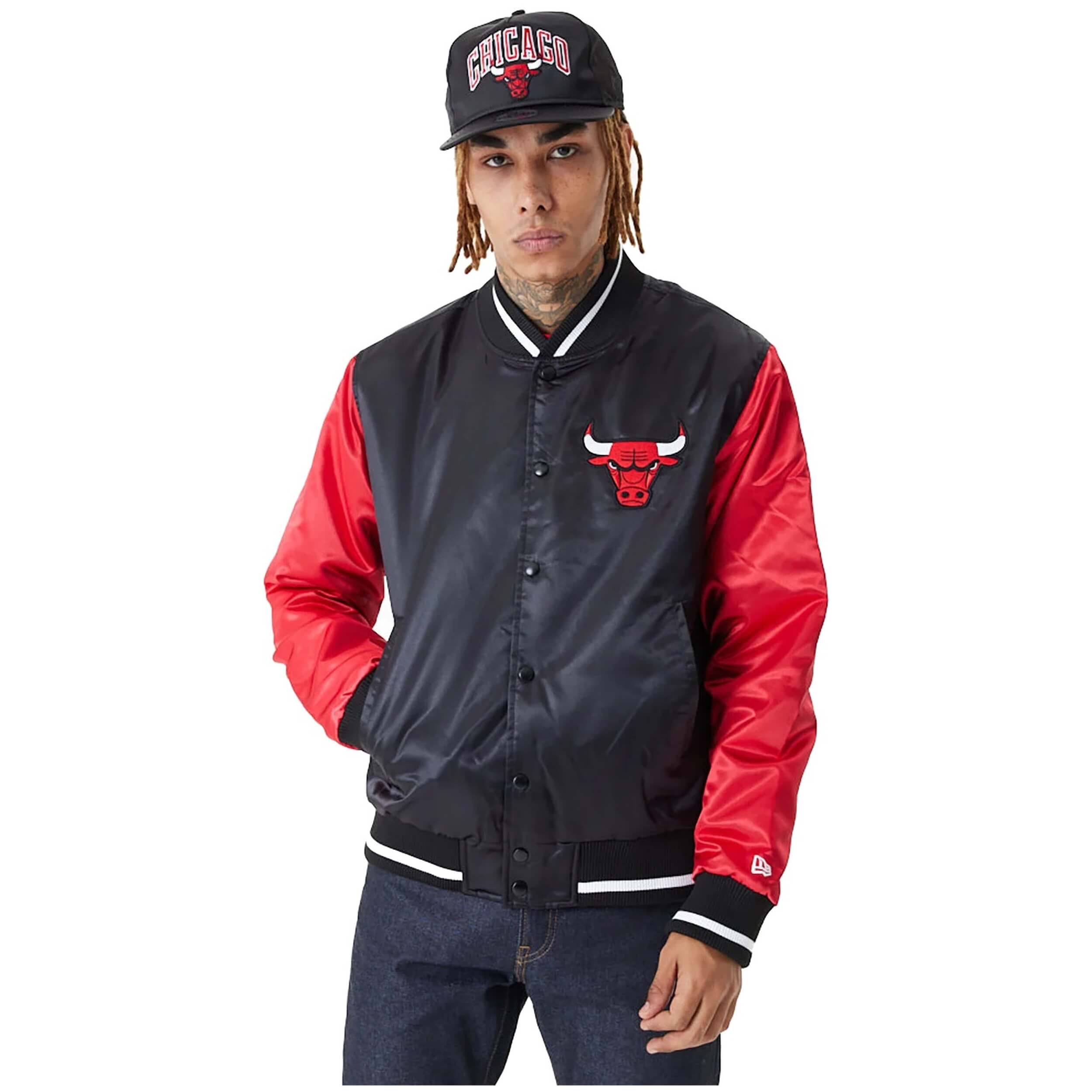 Chaqueta New Era Nba Chicago Bulls Satin