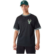 Camiseta De Manga Corta New Era Milwaukee Bucks Nba