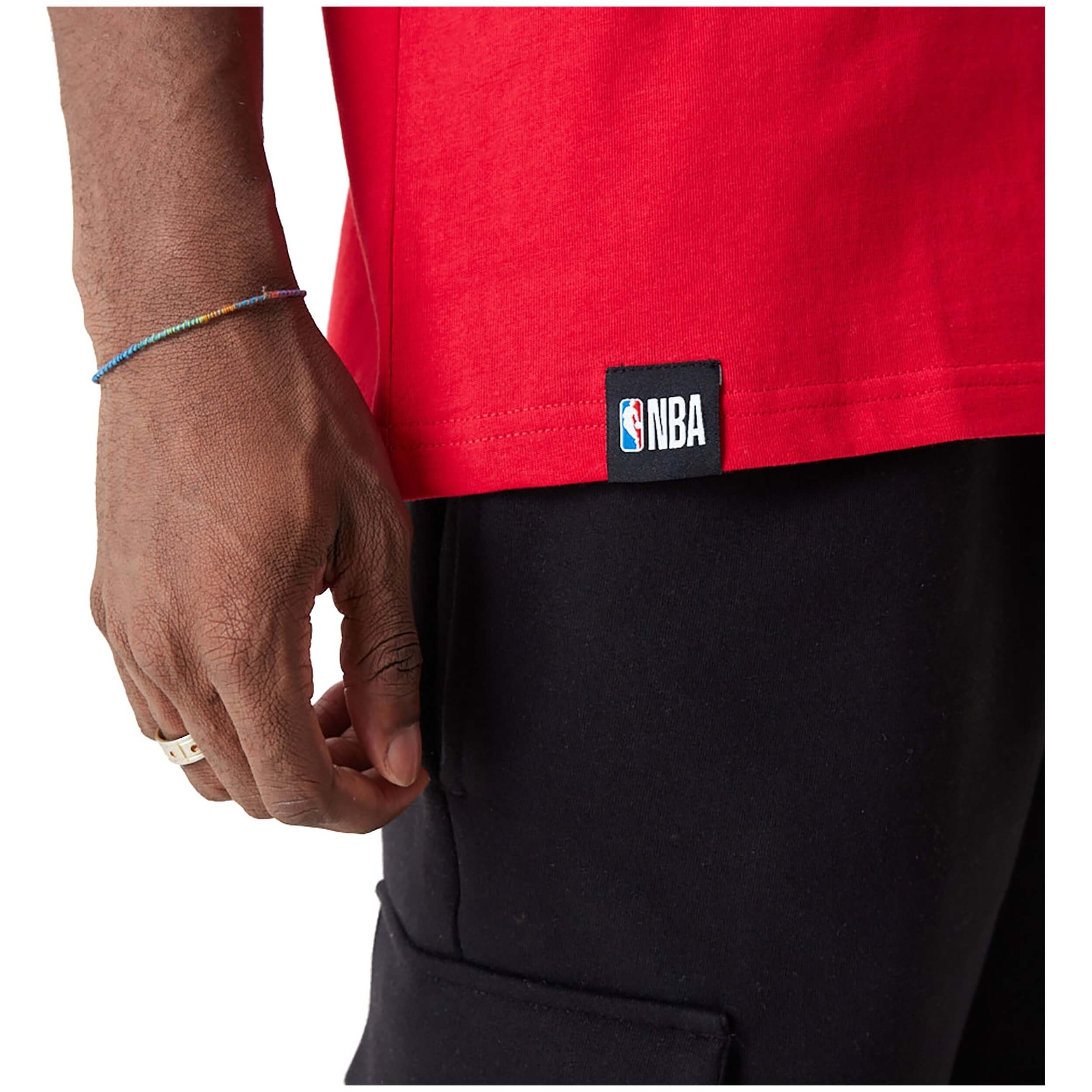 Camiseta De Manga Corta New Era Nba Chicago Bulls Nba Lifestyle Oversized