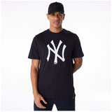 Camiseta De Manga Corta New Era  negro