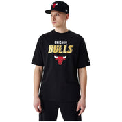 Camiseta De Manga Corta New Era Nba Chicago Bulls Team