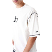 Camiseta De Manga Corta New Era Oakland Athletics Mlb World Series Oversized