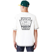 Camiseta De Manga Corta New Era Oakland Athletics Mlb World Series Oversized