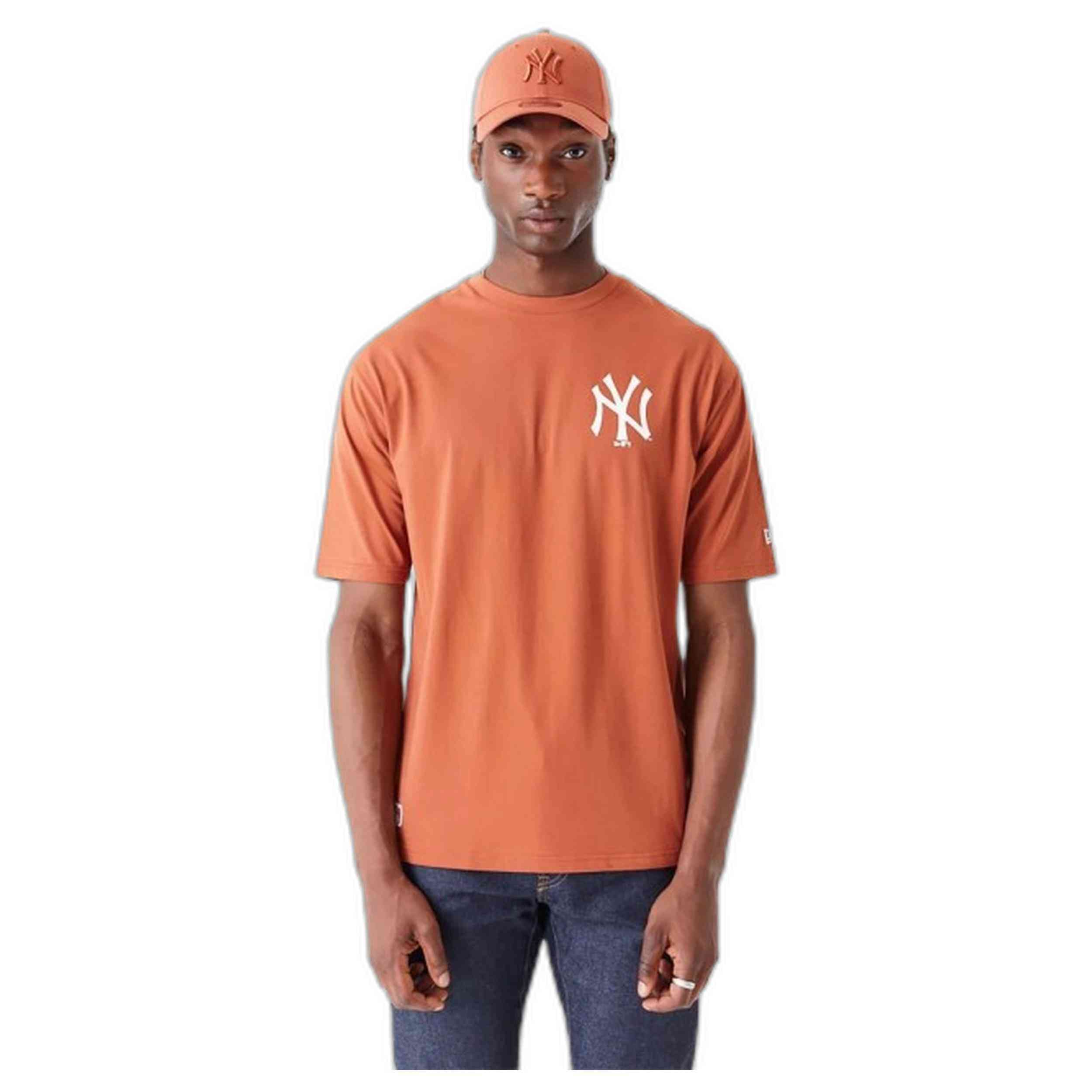 Camiseta De Manga Corta New Era Oversized New York Yankees Mlb World Series