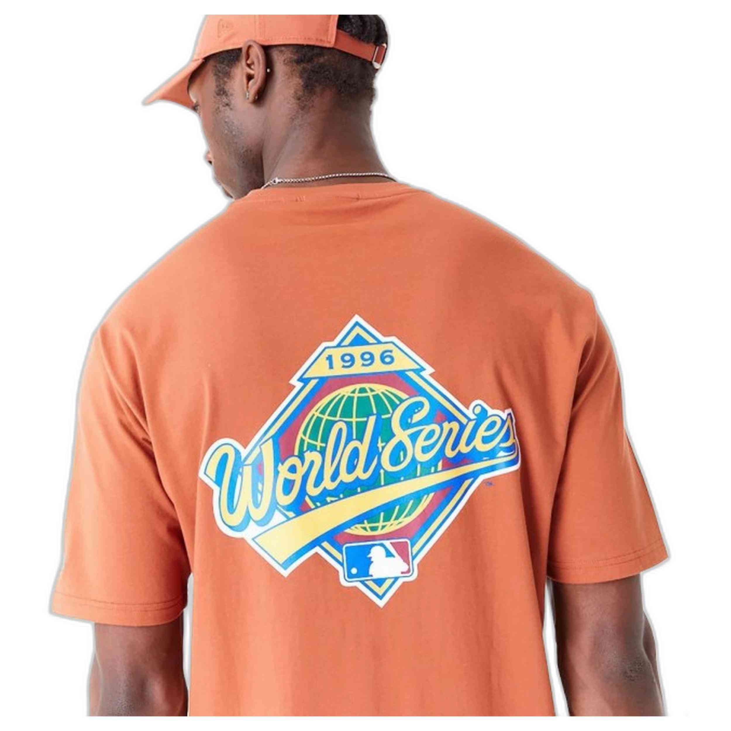 Camiseta De Manga Corta New Era Oversized New York Yankees Mlb World Series