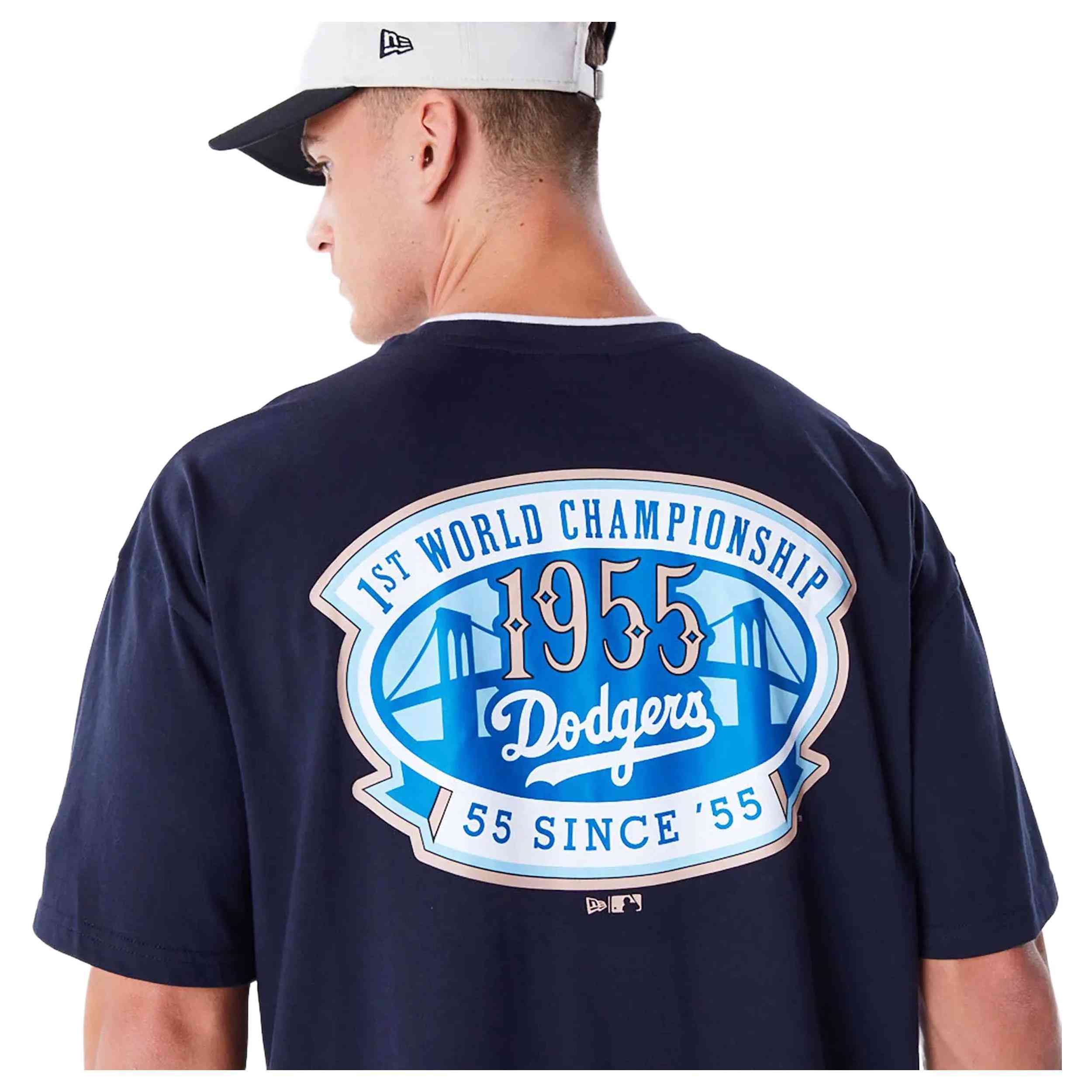 Camiseta De Manga Corta New Era Los Angeles Dodgers Mlb World Series