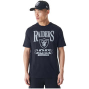 Camiseta De Manga Corta New Era Las Vegas Raiders Nfl Champions