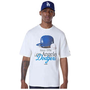 Camiseta De Manga Corta New Era Mlb Script Graphic La Dodgers