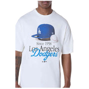 Camiseta De Manga Corta New Era Mlb Script Graphic La Dodgers