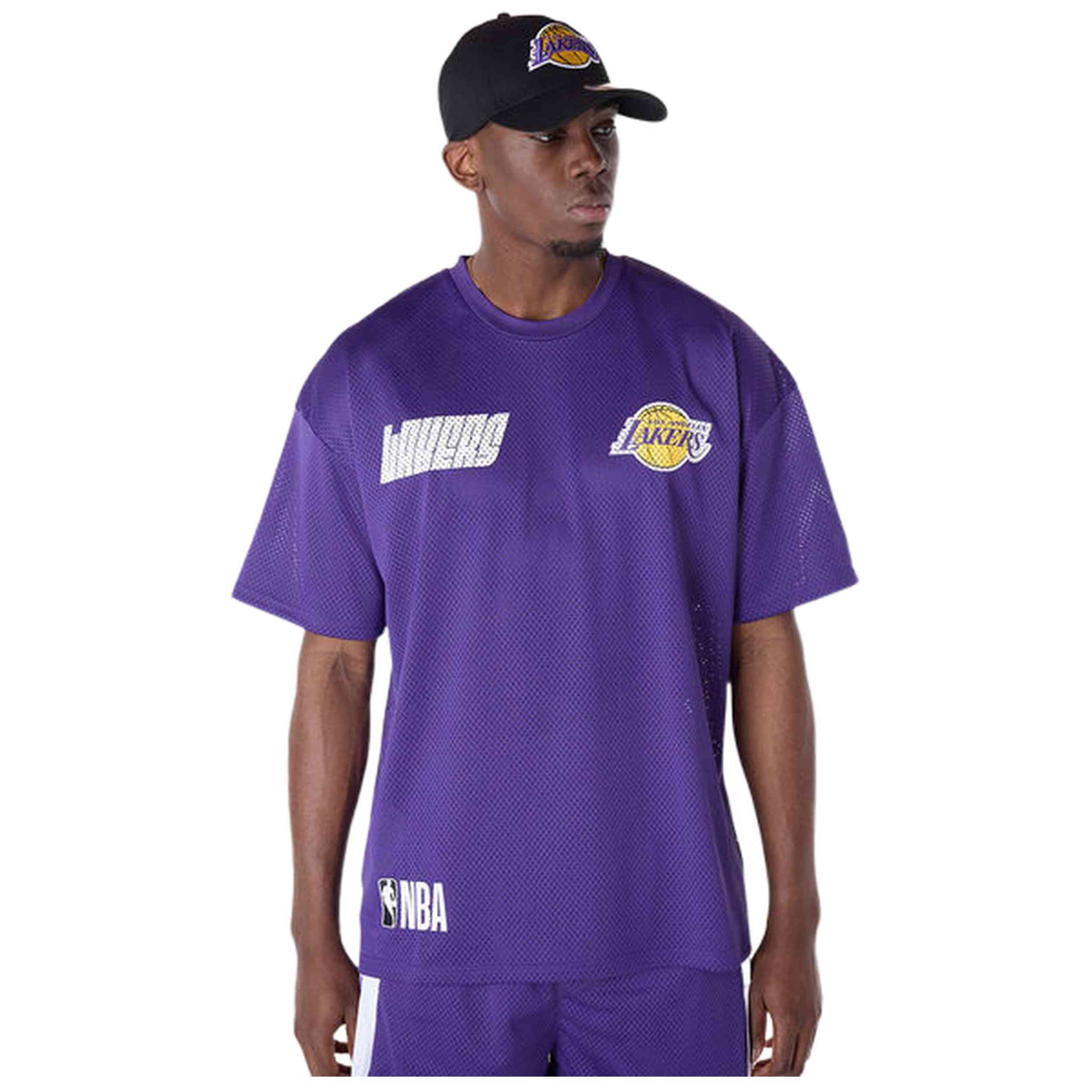 Camiseta De Manga Corta New Era Nba Graphics La Lakers