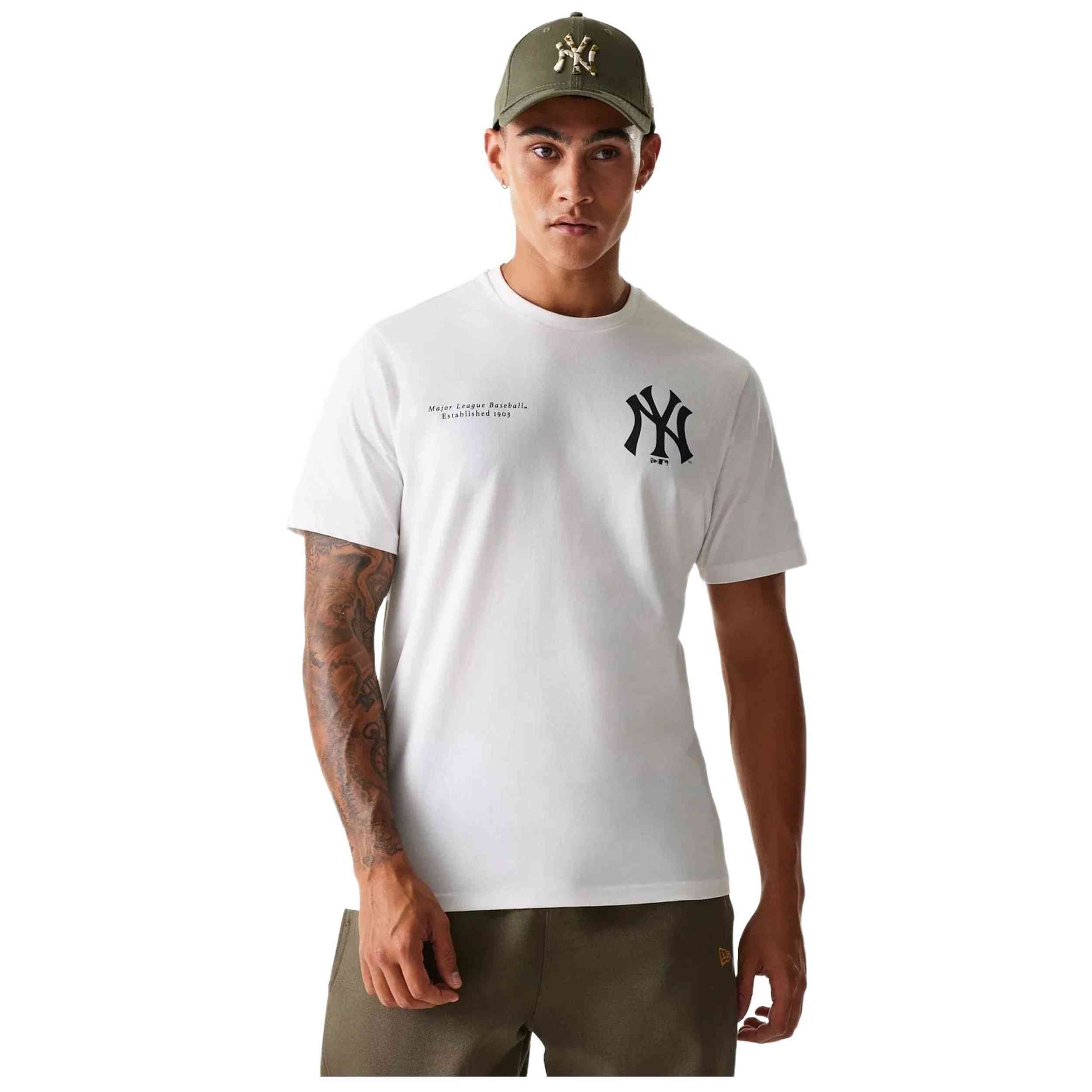 Camiseta De Manga Corta New Era Mlb Arch Graphic New York Yankees