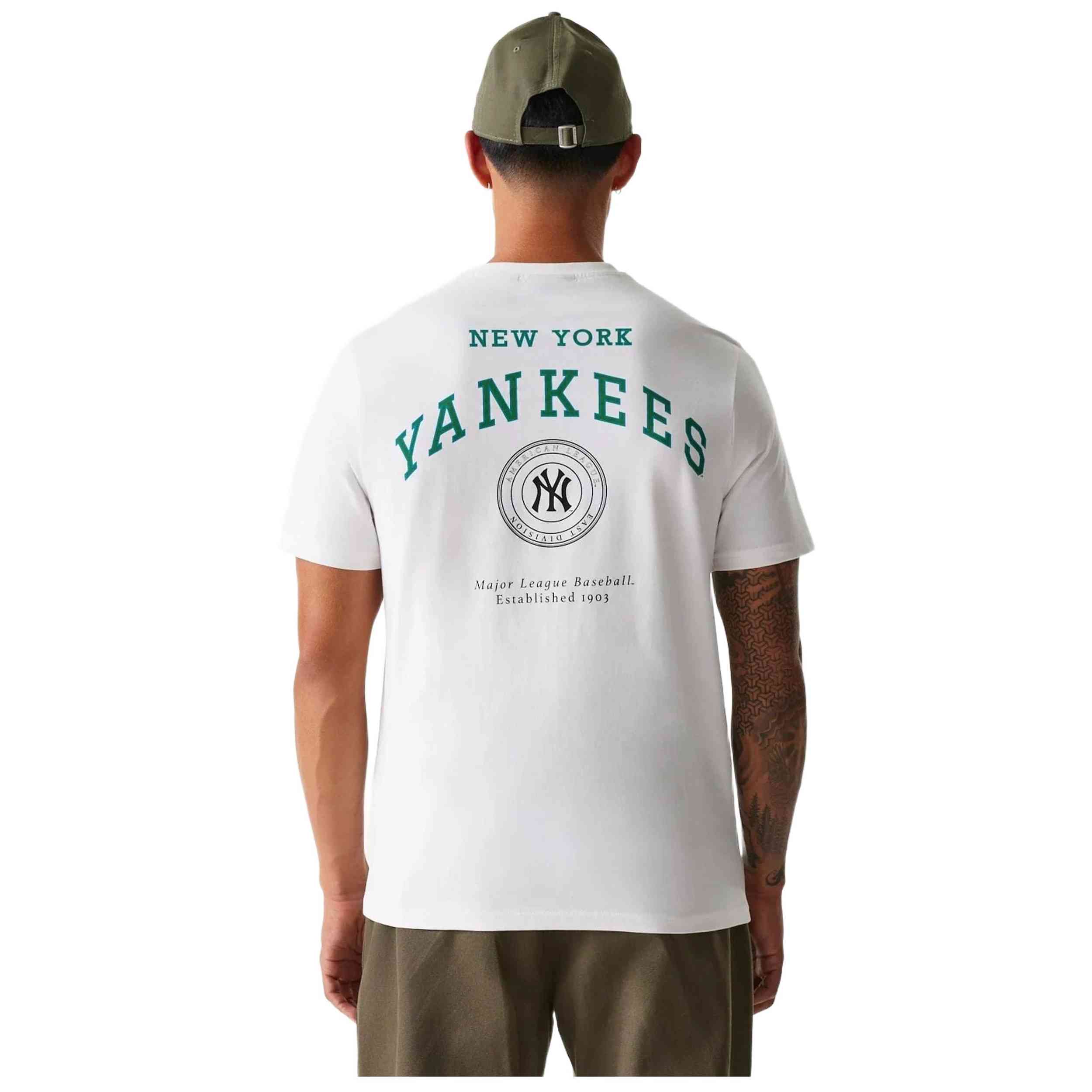 Camiseta De Manga Corta New Era Mlb Arch Graphic New York Yankees