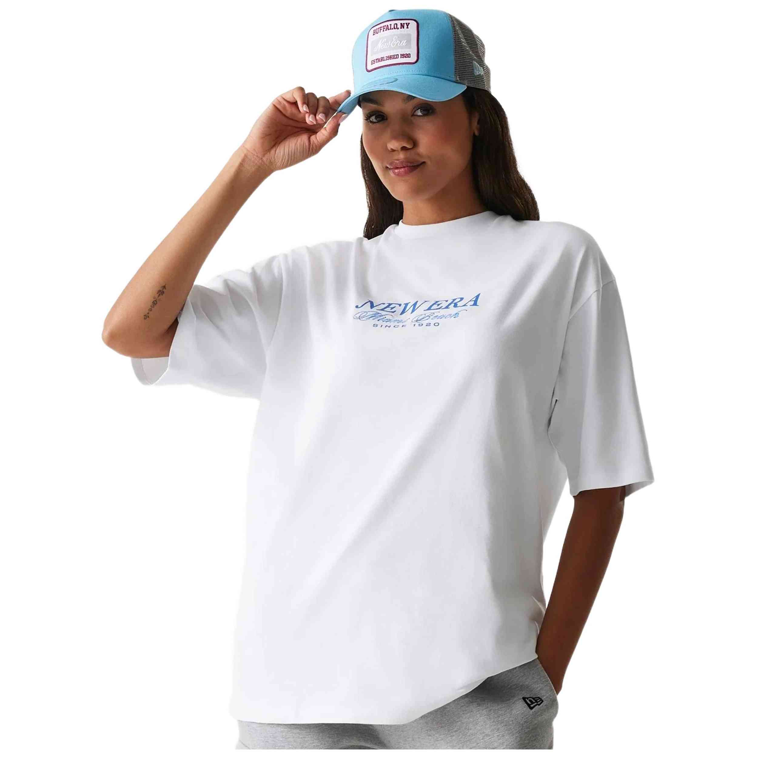 Camiseta De Manga Corta New Era Vacation Graphic Oversized